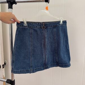 Forever 21 Blue Pencil Mini Skirt Casual